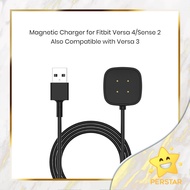 Magnetic Charger for Fitbit Versa 4/Sense 2 – Also Compatible with Versa 3