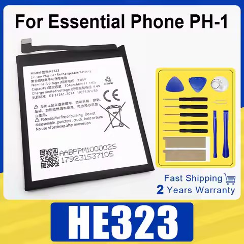 XDOU High Quality HE323 Battery For Essential Phone PH-1 Batteries + free tools