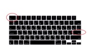 Ukrainian Russian Silicone Keyboard Cover for MacBook 2023 Pro14 A2779 Pro16 A2780 2022 Air 13 M2 A2