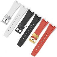 Suitable for Casio Steel Heart GST-B100/410/W100/S110/S100/W300/210 Rubber Silicone Strap Accessorie