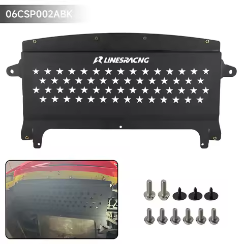 LR Oil Cooler Skid Plate Underhood Shield For BMW F8X M3 F80 15-18 M4 F82 F83 15-20 S55 Engine 3.0L 