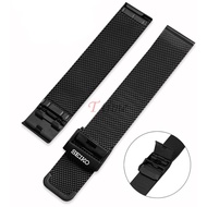High quality adaptation 18mm 19mm 20mm 21mm 22mm Watch Strap Milan 0.6mesh Band Stainless Steel Bracelet for Seiko No. 5 PROSPEX Water Ghost Canned Abalone