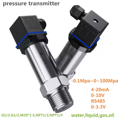 4-20mA 0-10V Hersman Pressure Transducer Sensor G1/4 G1/2 1.6Mpa 2.5Mpa 10Mpa Pressure Transmitter 5