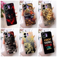 For OPPO K13 Turbo Pro Casing PLE11 Luxury Dragon Cool Tiger Painted Soft Silicone Phone Case For OP