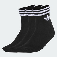 adidas Lifestyle 3-Stripes Ankle Socks 3 Pairs Unisex Black JV7436