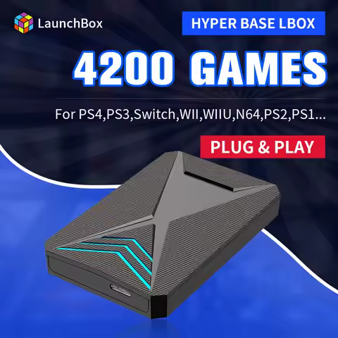 Launchbox 2TB Game Hard Drive with 4200AAA/Retro Games Plug&Play HDD Retro Game Console Emulators fo