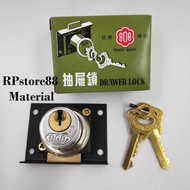 Drawer LOCK 808 BRASS - LOKER LOCK - 808 CLOSET LOCK