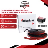 1 Roll Car Rubber Scheme Silence Noise Door Sound Proof Insulation 4.3M Double D