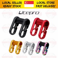 Litepro Hollow Double Stem 25.4mm Horizontal Handlebar Clamp Folding Bike Bicycle Accessories