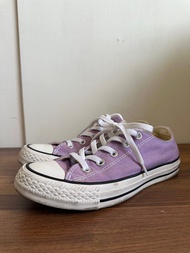 Converse All Star Lo Top 低筒 帆布鞋  淺紫色 女版 US6 23cm