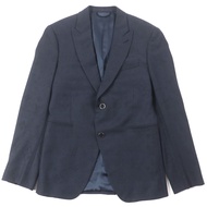 Excellent condition ▼ LOUIS VUITTON HKFJ5E LV&FLOWER Monogram Embossed Single-Breasted Jacket, Navy,