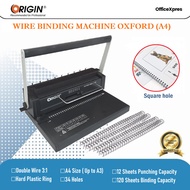 Mesin Jilid Spiral Kawat A4 3:1 / Mesin Binding Kawat ORIGIN Oxford 2in1 Desain / Wire Binding Machi