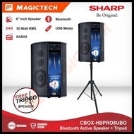 Ready Speaker Aktif Sharp Cbox-Hbpro8Ubo 8 Inch Free Tripod