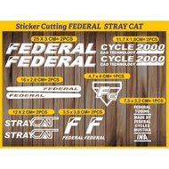 FEDERAL STARAYCAT SPEDAH CUTTING FRAME STICKER