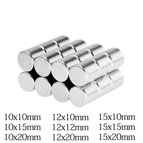 10x10 mm Disc Magnets 10x20 Round Magnet Strong 10x15 For Home Refrigerators, Offices DIY 12*15 12x1