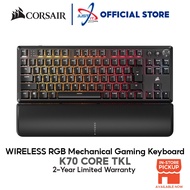CORSAIR K70 CORE TKL WIRELESS RGB MECHANICAL GAMING KEYBOARD - MLX-RED SWITCH (CH-914901E-NA)