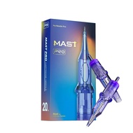Tatu Mast Pro 1003RL Ink Cartridge 20 Pieces Disposable Tattoo Needles #10 Types 3 Sizes Round Gaske
