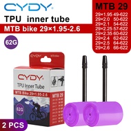 CYDY MTB TPU Bicycle Inner Tube 26/27.5/29x1.95 2.0 2.1 2.25 2.35 2.4 2.5 2.6 Tyre Camera Bike Tire