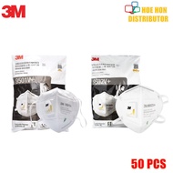 3M Professional Particulate Respirator Breathable Valve Filter Ear Head Loop 9501V+ 9502V+ KN95 3ply Face Mask 25pcs