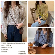 Sd-2600 Gabriel Floral Blouse Import/Beautiful Women's Tops/Imported Women's Tops/Imported Women's T