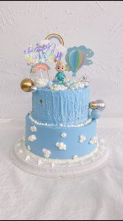 Cocomelon兩層手工蛋糕(6"+8")