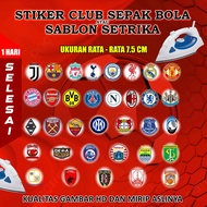 Selling Dtf Screen Printed Logo Patches, Football Logos, Printed Football Club Logos, Iron-On Screen
