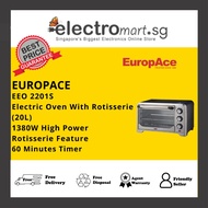 EUROPACE EEO 2201S 20L ELECTRIC OVEN WITH ROTISSERIE