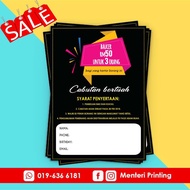 500 PCS Flyers A4, A5 Design and Printing