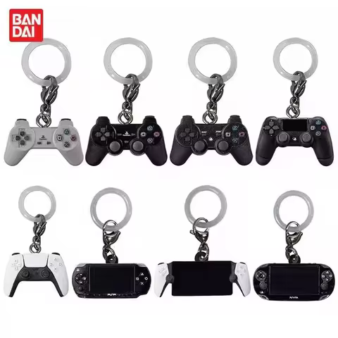 PS5 DualSense Controller Keychain Mini PlayStation 5 Gamepad Pendant Simulation Game Console Model C