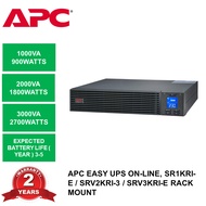 APC EASY UPS ON-LINE SRV1KRI-E 1000VA / SRV2KRI-E 2000VA / SRV3KRI-E 3000VA / SRV3KRILRK 3000VA RACK MOUNT SRV UPS