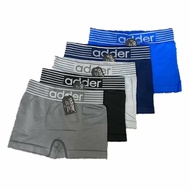 กางเกงบ๊อกเซอร์ผ้าทอ ADDER ไร้ตะเข็บ ไร้รอยต่อ ใส่สบายไม่บาดขา ไซร์M 26-32 L 32-38 XL 38-46