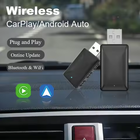 Gallop Sprite Wired to Wireless Carplay Android Auto Adapter USB Dongle Plug and Play Smart Mini Box
