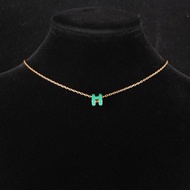 HERMES(愛馬仕) Pop H 項鏈 Mini 合金 項鏈 玫瑰金