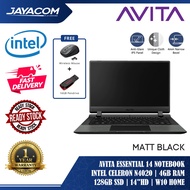 Avita Essential 14 Notebook (Intel Celeron N4020 / 4GB RAM / 128GB SSD / 14" HD / W10 Home)