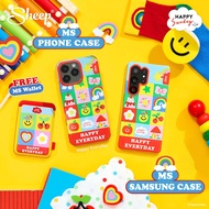 [For iPhone MS&Samsung Happy Sunday]Happy Sunday x Sheep Limited Collection เคสสำหรับไอโฟน เคสS25Ult