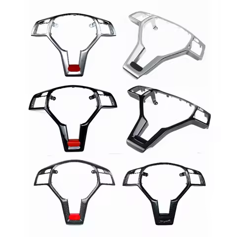 6 Color Car Steering Wheel Chrome Trim Cover For Mercedes Benz AMG C E GLK GLA CLA CLS Class W176 W2