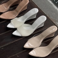Solane - GIA PVC Wedges | WOMEN'S Wedges | Transparent Wedges | Women's Heels | Party Heels