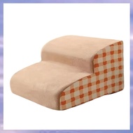 (V L A O)Pet 3 Steps High Density Foam Dog Secure Stairs Ramps Non-Slip Pet Steps for Dogs Pet with 