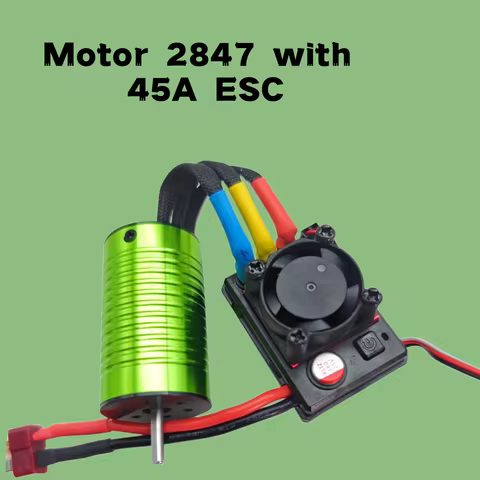 Waterproof brushless motor 2847 4000KV with 35A or 45A ESC, SCY 16101 Pro 16102 PRO JJRC Q130 wltoys