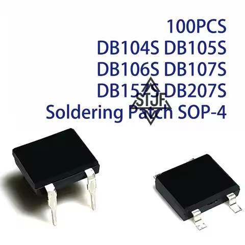 100PCS DB104S DB105S DB106S DB107S DB157S DB207S Soldering Patch SOP-4