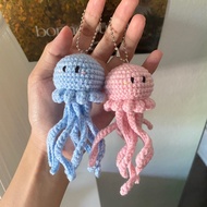 JOLLYHOUR | Jellyfish keychain Yarn Crochet