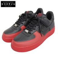 Nike Air Force 1 Low AJ12 黑/大學紅配色男鞋，黑色 xRED，尺寸 26cm，318274 001 8 (US) [二手]