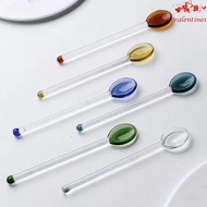 VALENTINE1 Teaspoon Glass Kitchen Espresso Transparent Scoop