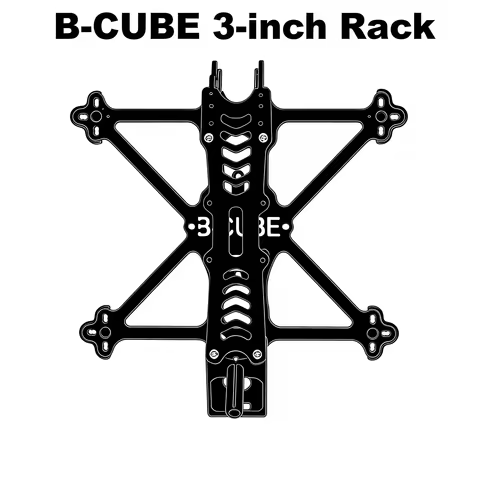 B-CUBE 3inch DJI O4 FPV Drone Frame Kit Carbon Fiber Racing Quadcopter Freestyle INAV Beatflight F72