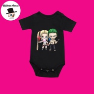 HARLEY QUINN AND baby clothes t-shirt Joker tshirt dc comic movie tee jumper baby kids short t-shirt