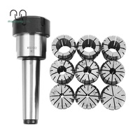 .10Pcs ER32 Spring Collets Set 2/4/6/8/10/12/16/18/20mm + MT3  ER32 Collet Chuck Morse Taper Holder