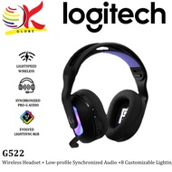 LOGITECH G522 LIGHTSPEED WIRELESS GAMING HEADSET WITH LIGHTSYNC RGB / SYNCHRONIZED PRO-G AUDIO (981-