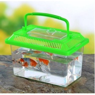 【READY STOCK】Aquarium mini fish tank for Betta / Turtle（size 15 x 9.5 x 11cm /18 x 11 x 11cm / 22 x 