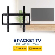 CNXD TV Bracket Metal 400 x 400 Pitch 4.5cm for 32-60 Inch Hitam