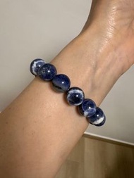 巴西藍紋石方納石手串手鏈 12mm  Sodalite Bracelet,bracelets, Earrings, earring,ring,rings,pendant,pendants,neckla